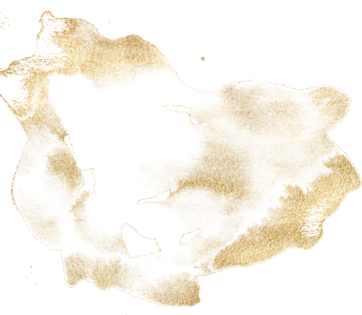 Watercolor golden background
