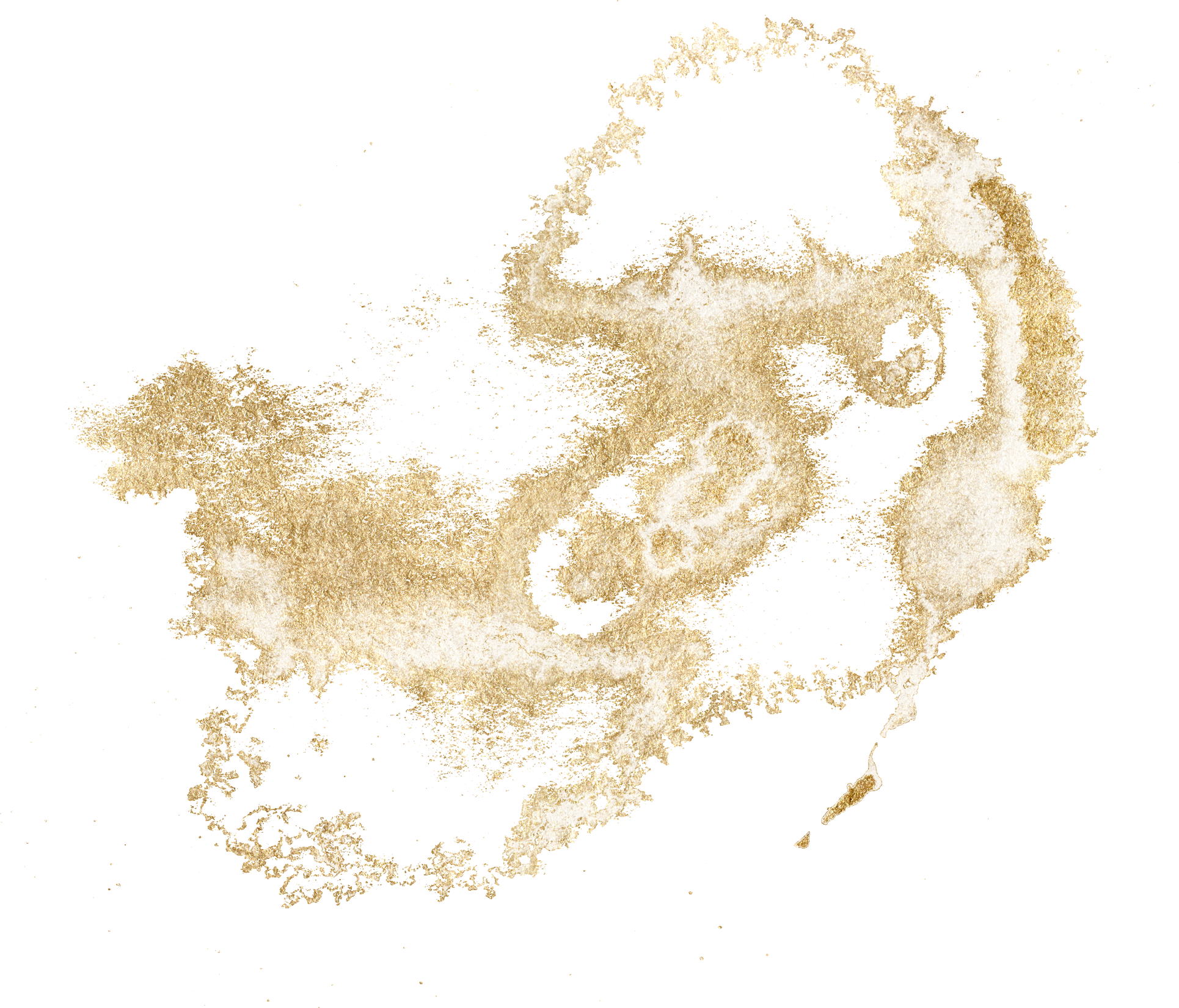 Watercolor golden background